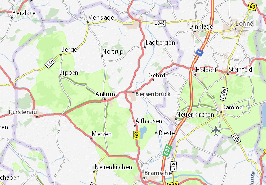 Bersenbrück Map