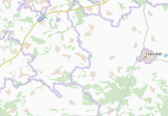 Kaart Plattegrond Medvedovo