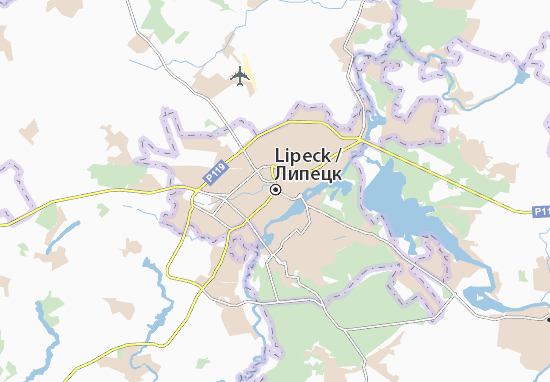 Karte Stadtplan Lipeck