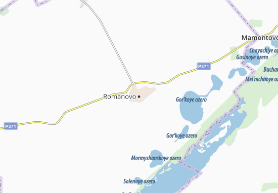 Kaart Plattegrond Romanovo