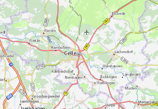 Karte Stadtplan Celle