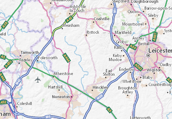 Market Bosworth Map