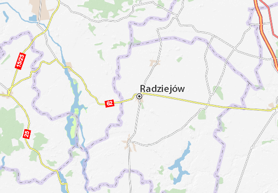 Kaart Plattegrond Radziejów