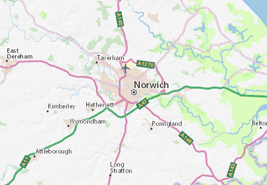 Mapas-Planos Norwich