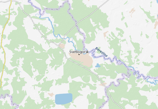 Kaart Plattegrond Svetlogorsk
