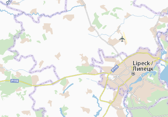 Karte Stadtplan Sentsovo