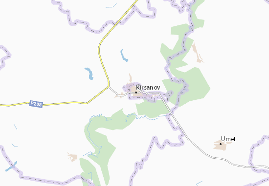 Karte Stadtplan Kirsanov