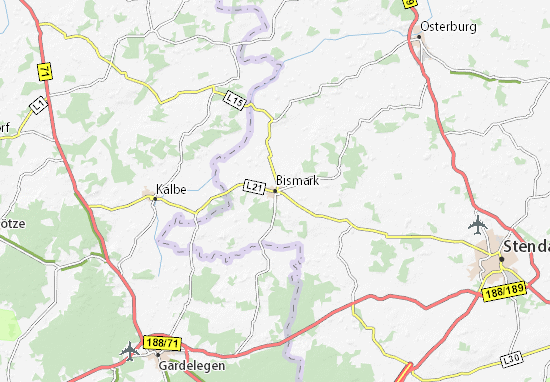 Karte Stadtplan Bismark