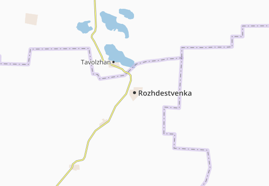 Karte Stadtplan Rozhdestvenka