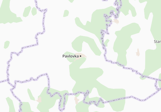 Kaart Plattegrond Pavlovka