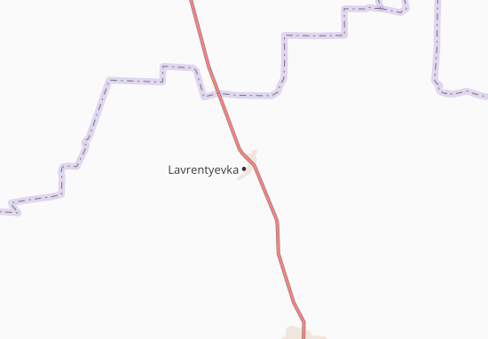 Mapa Lavrentyevka