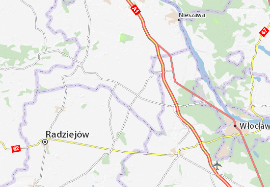 Karte Stadtplan Bądkowo