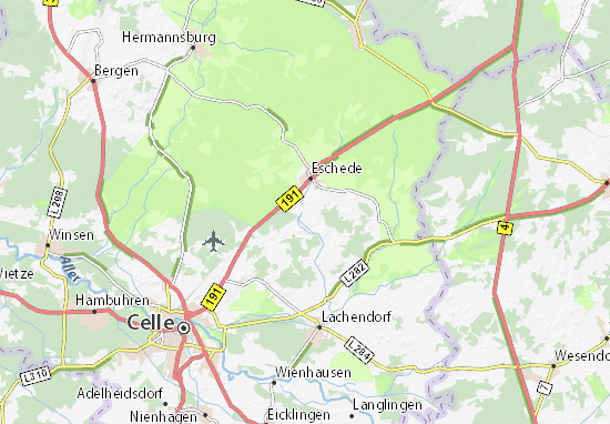 Kaart Plattegrond Habighorst
