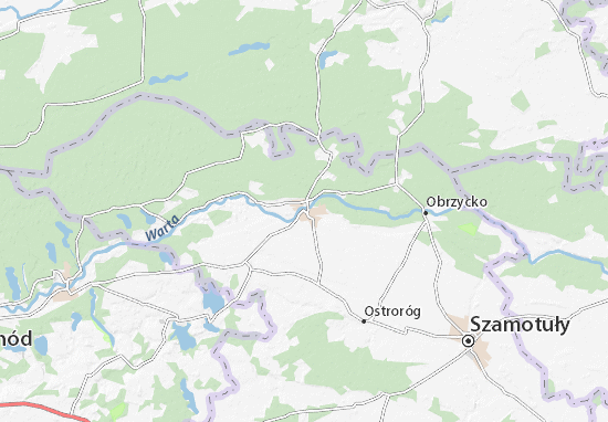 Karte Stadtplan Wronki