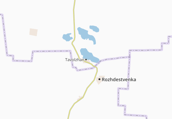 Mapa Tavolzhan