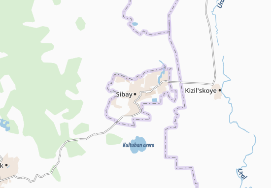 Karte Stadtplan Sibay