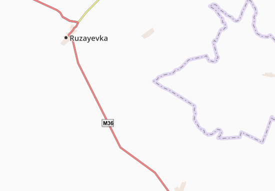 Kaart Plattegrond Knyazevka