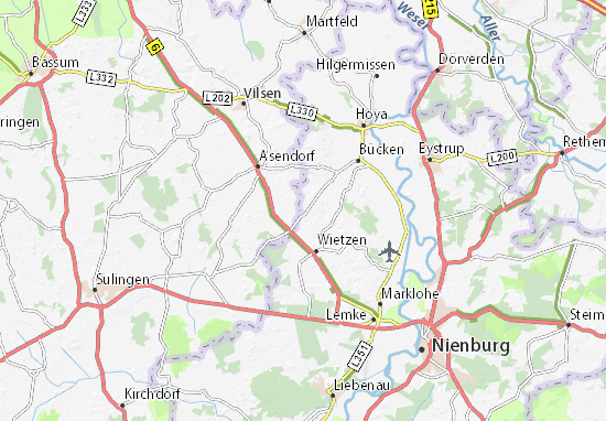 Karte Stadtplan Nordholz