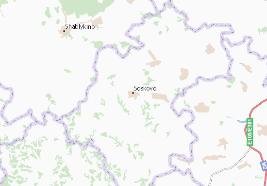 Carte-Plan Soskovo