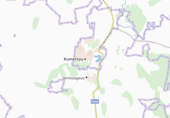Mapa Kumertau