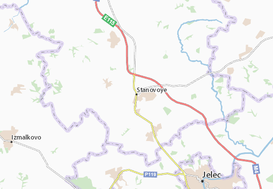 Mapa Stanovoye