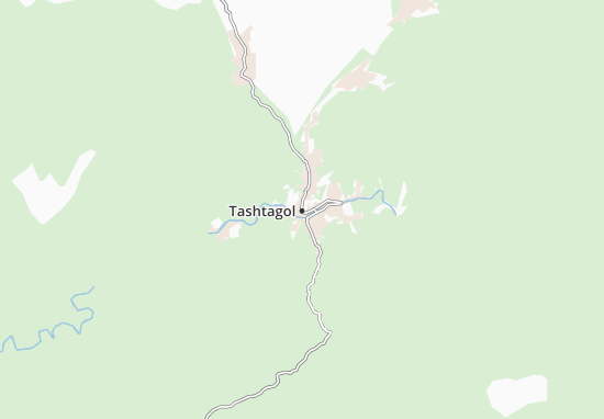 Tashtagol Map