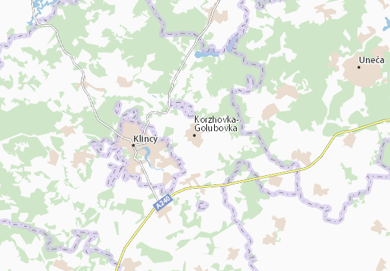 Kaart Plattegrond Korzhovka-Golubovka