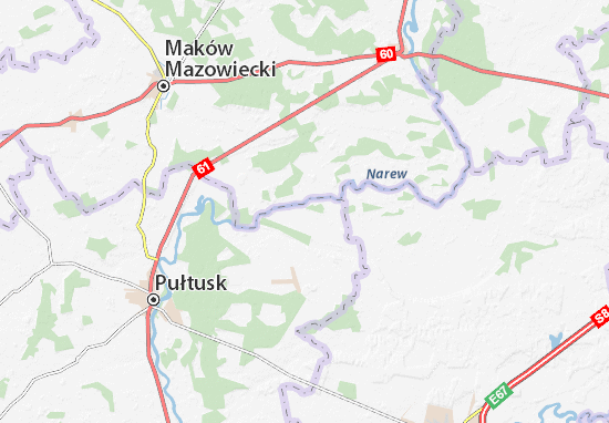 Karte Stadtplan Gostkowo