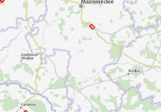 Mapa Klukowo