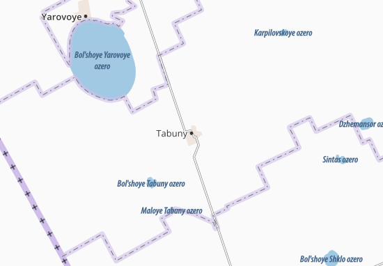 Kaart Plattegrond Tabuny