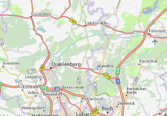 Zehlendorf Map