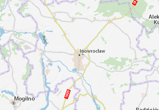 Karte Stadtplan Inowrocław
