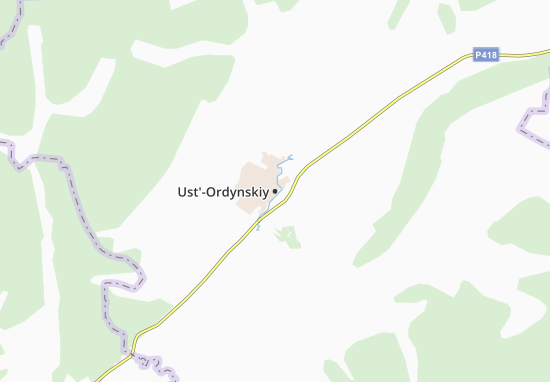 Karte Stadtplan Ust&#x27;-Ordynskiy