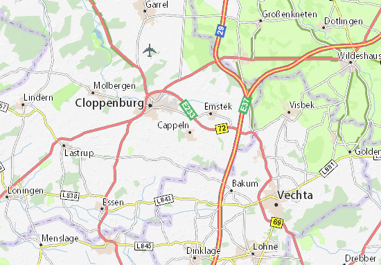 Cappeln Map