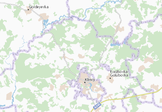 Kaart Plattegrond Smolevichi