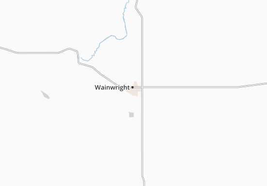 Kaart Plattegrond Wainwright