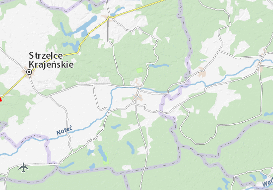 Kaart Plattegrond Drezdenko
