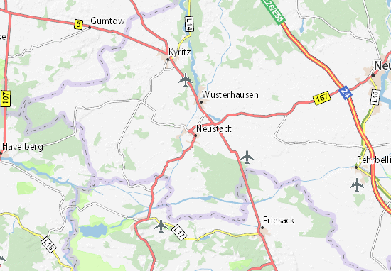 Kaart Plattegrond Neustadt
