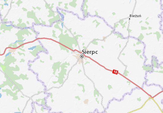 Sierpc Map