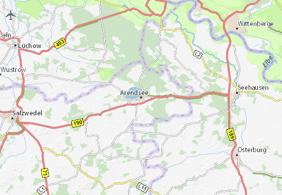 Karte Stadtplan Arendsee