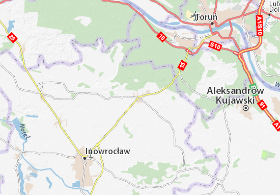Karte Stadtplan Gniewkowo