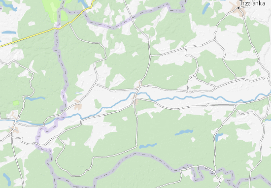 Wieleń Map