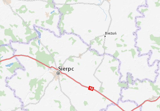 Karte Stadtplan Rościszewo