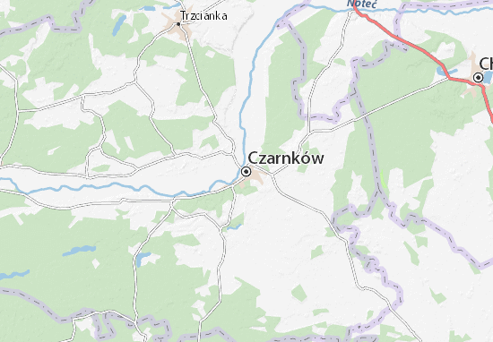 Kaart Plattegrond Czarnków
