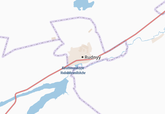 Karte Stadtplan Rudnyy
