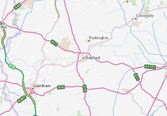 Karte Stadtplan Sleaford