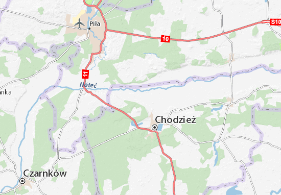 Karte Stadtplan Ciszewo