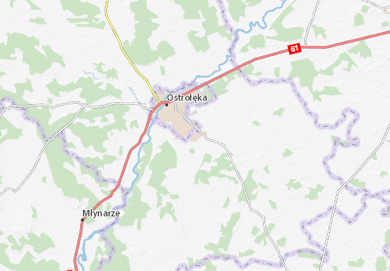 Karte Stadtplan Rzekuń