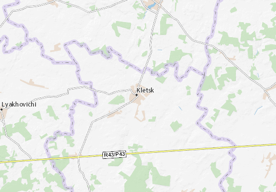 Mapa Kletsk