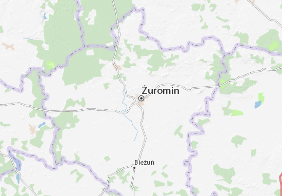 Kaart Plattegrond Żuromin